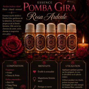 Essence Pomba Gira — Rosa Ardente