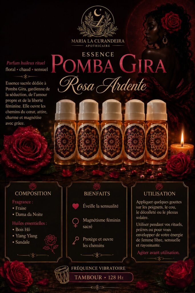 Essence Pomba Gira — Rosa Ardente