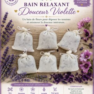 Bain relaxant — Douceur Violette