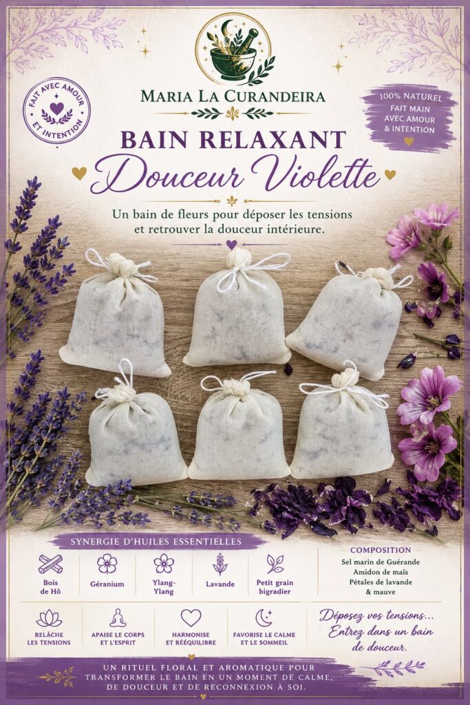 Bain relaxant — Douceur Violette