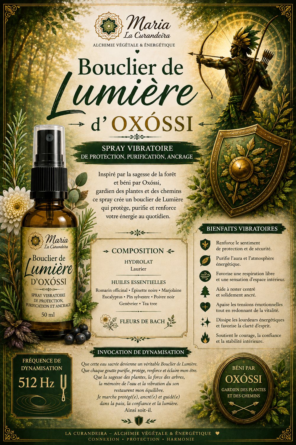 Bouclier de Lumière d’Oxóssi